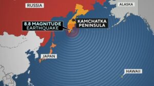 Massive Earthquake Rocks Kuril Islands, Sparking Fresh Tsunami Alert