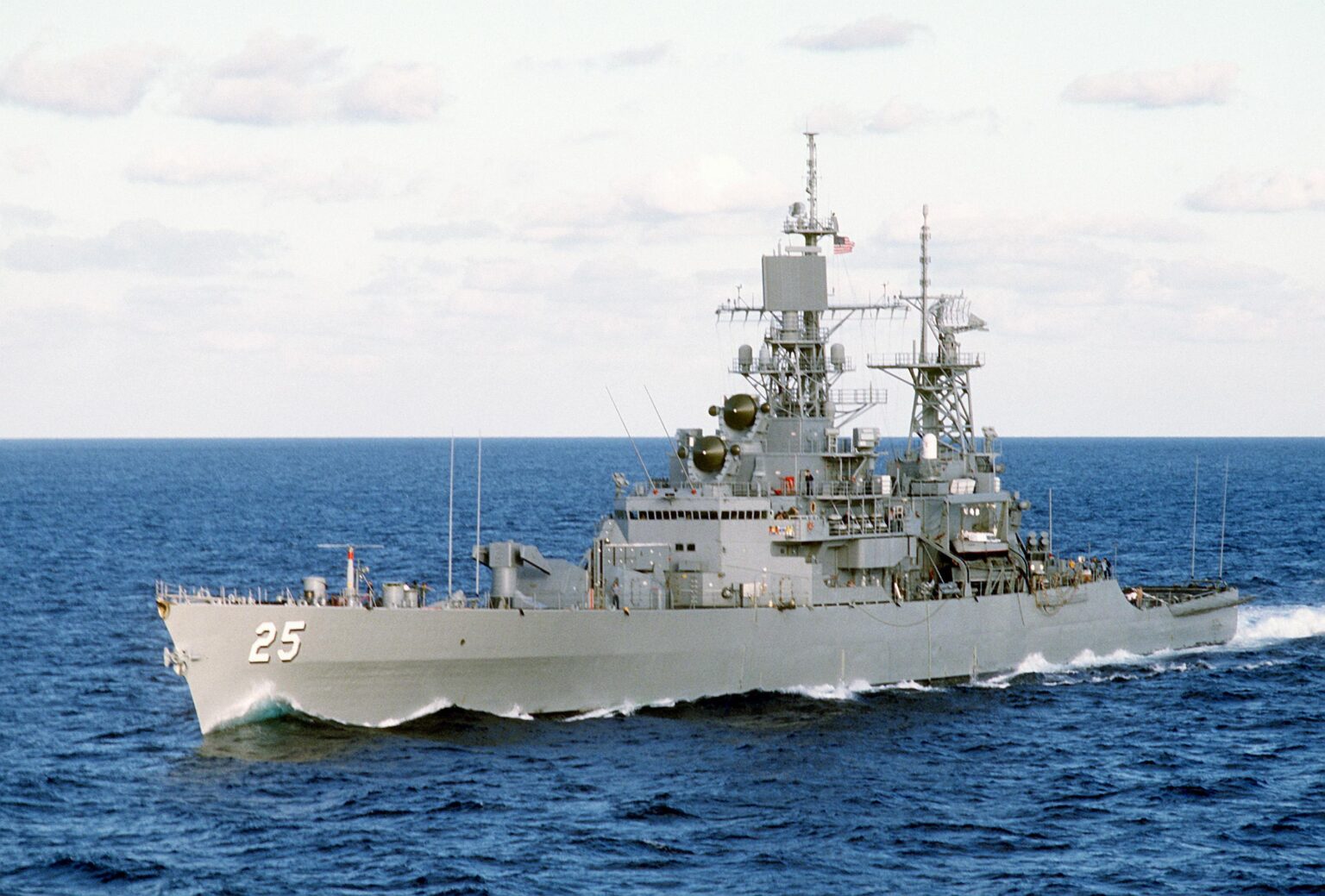 USS Bainbridge Makes a Strategic Stop in Italy During Scheduled Port Visit