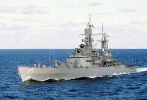 USS Bainbridge Makes a Strategic Stop in Italy During Scheduled Port Visit