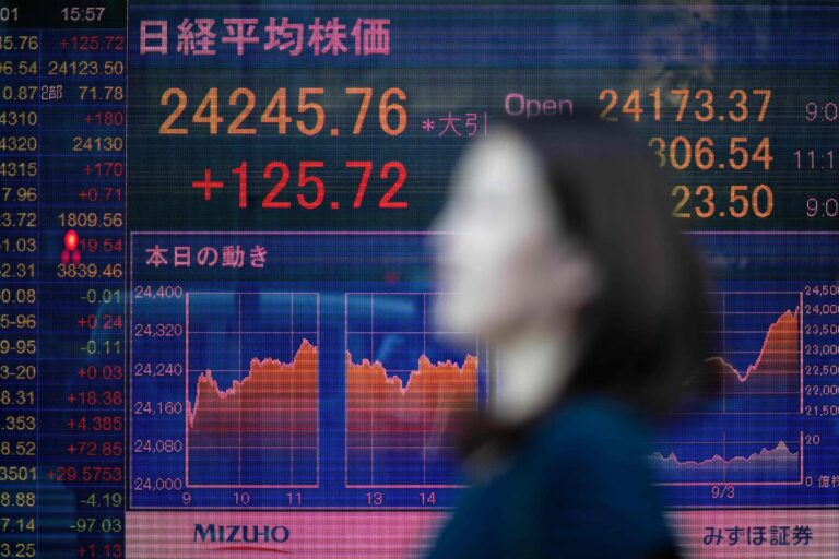 Japan’s Stocks Set to Slide as Worries Mount Over US Economic Growth