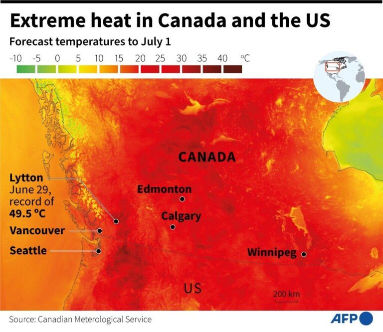 Canada Faces Scorching Heatwave and Blinding Wildfire Smoke, Sparking Nationwide Health Emergency