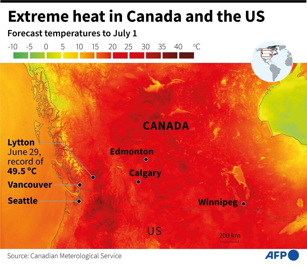 Canada Faces Scorching Heatwave and Blinding Wildfire Smoke, Sparking Nationwide Health Emergency