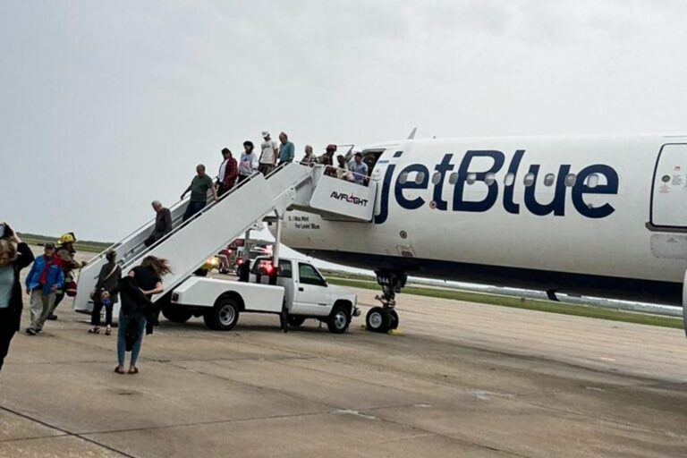 Watch a Dramatic Emergency Landing as Flames Burst from Plane Engine!