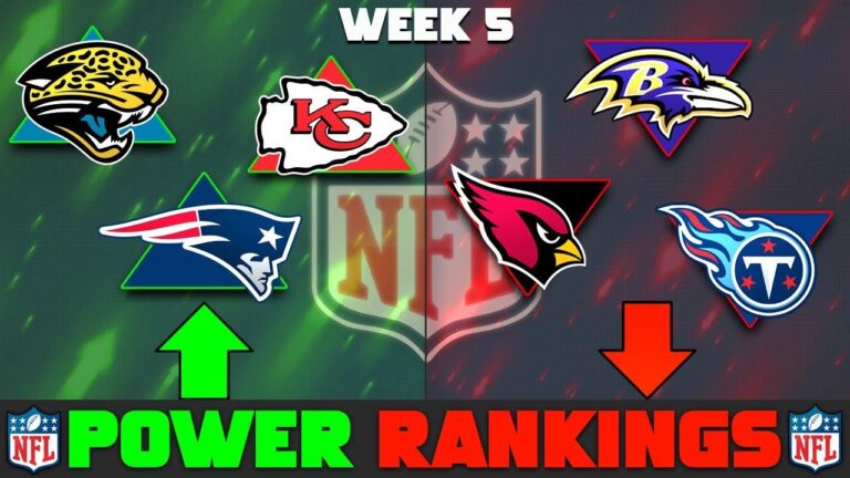 NFL Power Rankings Week 5: Which Teams Are Struggling as the Jets Join the Winless Club