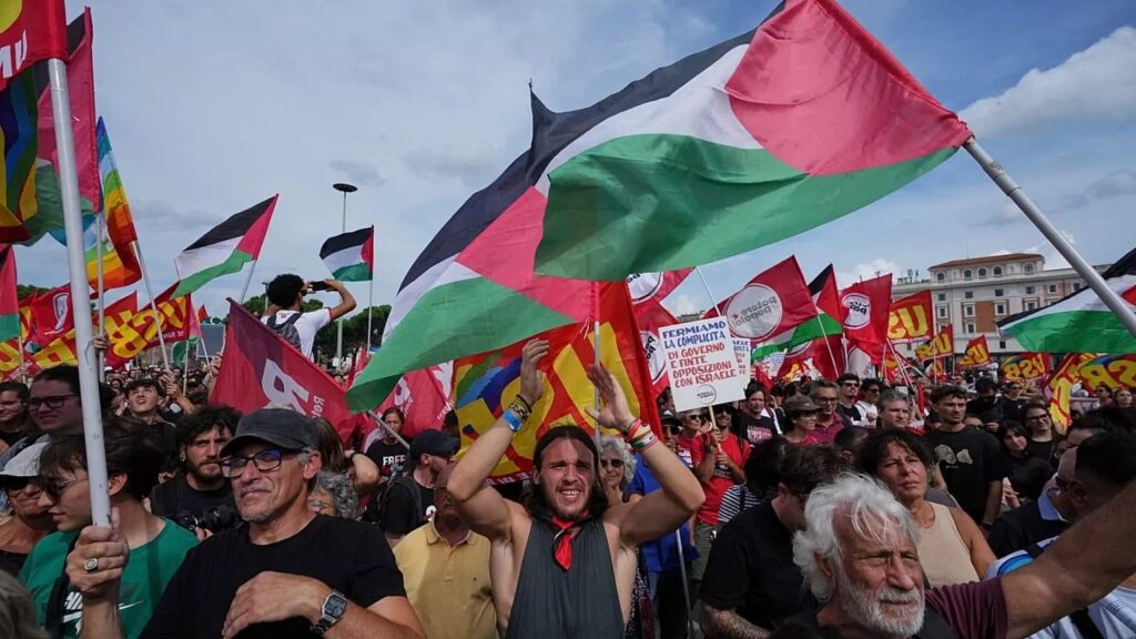 Italy Grapples with Strikes and Protests Amid Heated Gaza Aid Ship Controversy Italy Grapples with Strikes and Protests Amid Heated Gaza Aid Ship Controversy