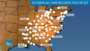 October Heatwaves Break Records in WA as Police Use Pepper Spray on Melbourne Protesters – Live Updates