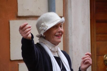 Robotic Vehicle Heroically Assists Elderly Ukrainian Woman in Need